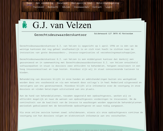 G.J. van Velzen Logo