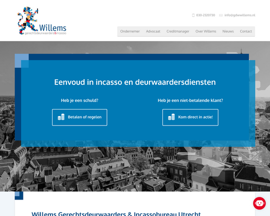 Willems Gerechtsdeurwaarders & Incassobureau Logo
